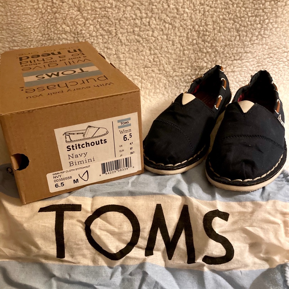 Tom’s Navy Bimini Stichouts
